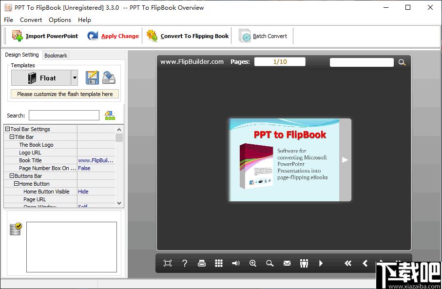 PPT to FlipBook下载,翻页书,PPT转换,书籍制作