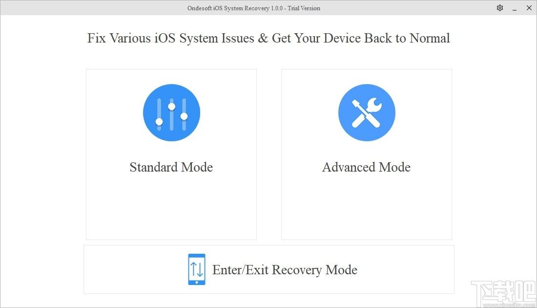 Ondesoft iOS System Recovery下载,系统修复工具,系统修复